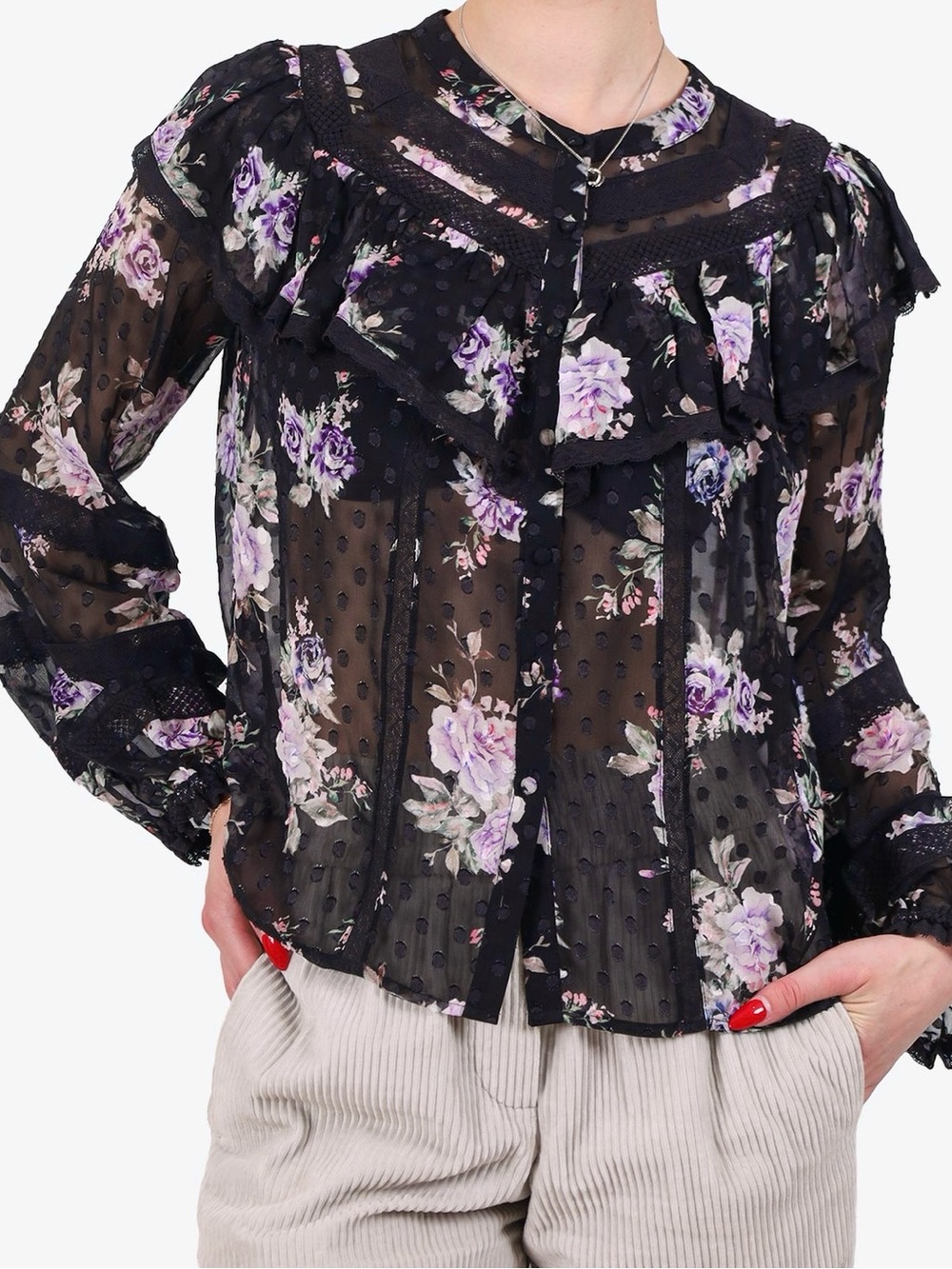 LoveShackFancy SILK Blouse